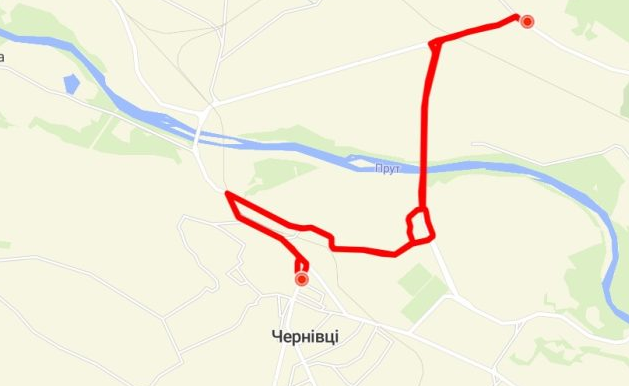 10 маршрутка Чернівці маршрут
