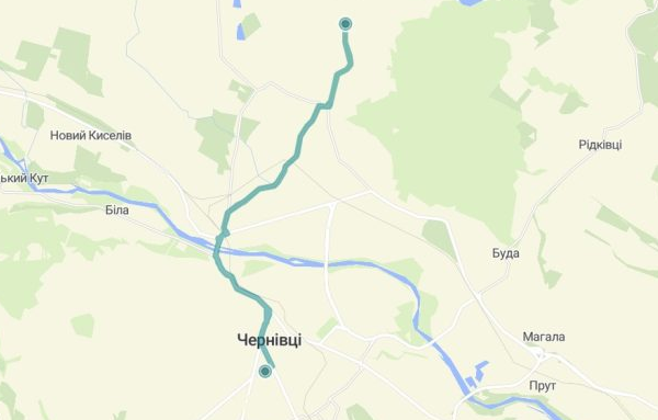 15К маршрутка Чернівці маршрут