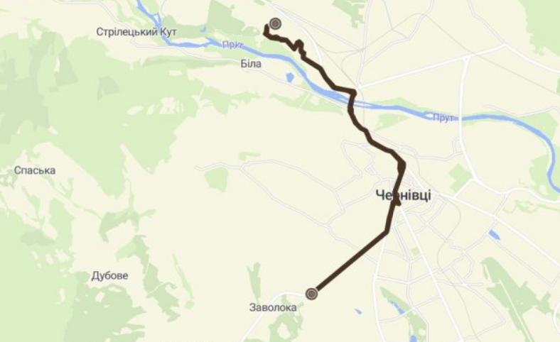 24 маршрутка Чернівці маршрут