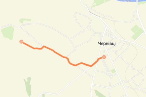 27 маршрутка Чернівці маршрут