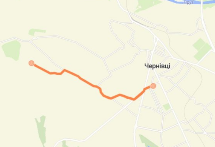 27 маршрутка Чернівці маршрут