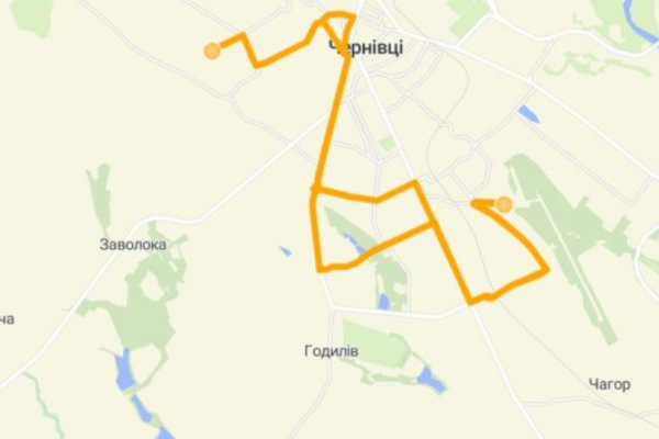 29 маршрутка Чернівці маршрут