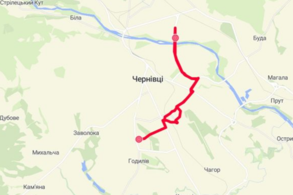 31 маршрутка Чернівці маршрут