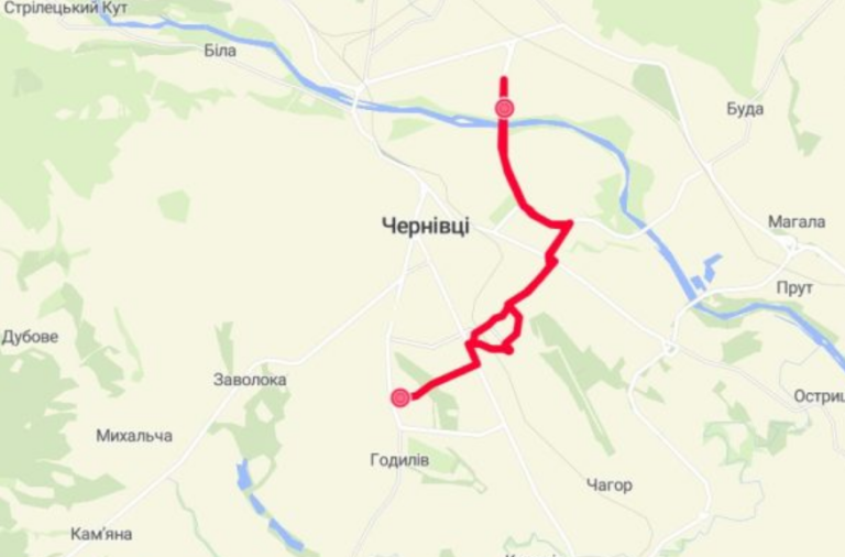 31 маршрутка Чернівці маршрут