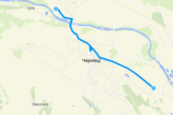 34 маршрутка Чернівці маршут