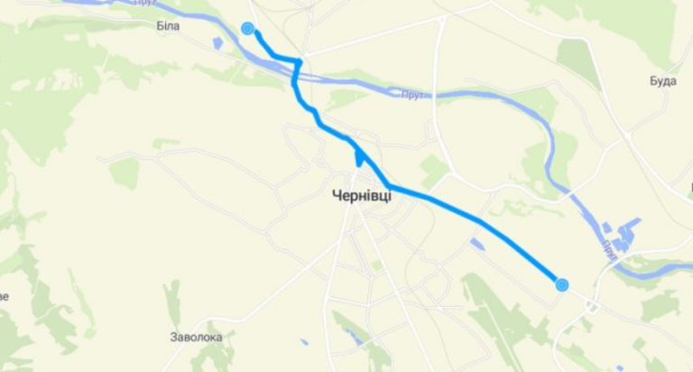 34 маршрутка Чернівці маршут