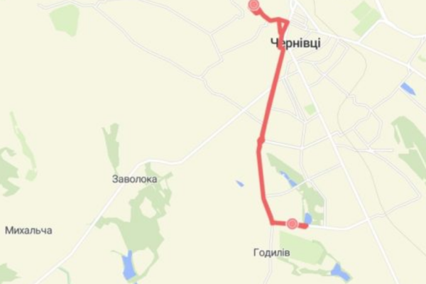 8 тролейбус Чернівці маршрут