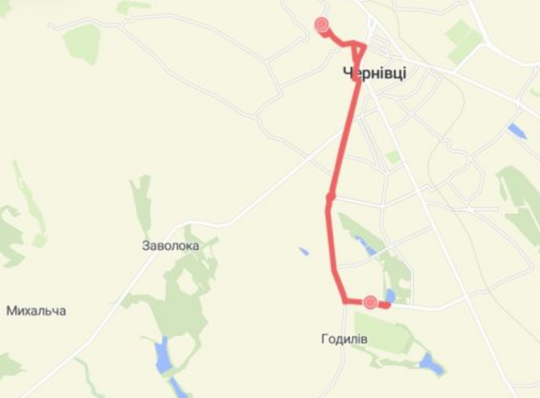 8 тролейбус Чернівці маршрут