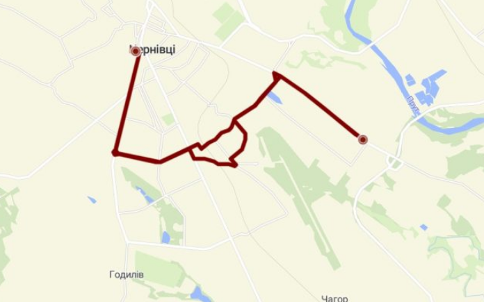 9 маршрутка Чернівці маршрут