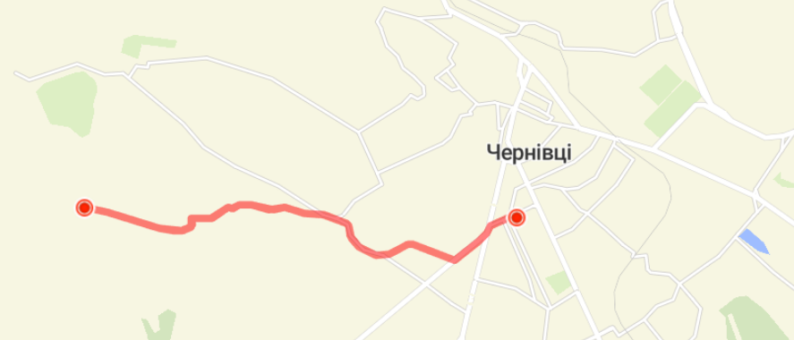 3 маршрутка Чернівці маршрут