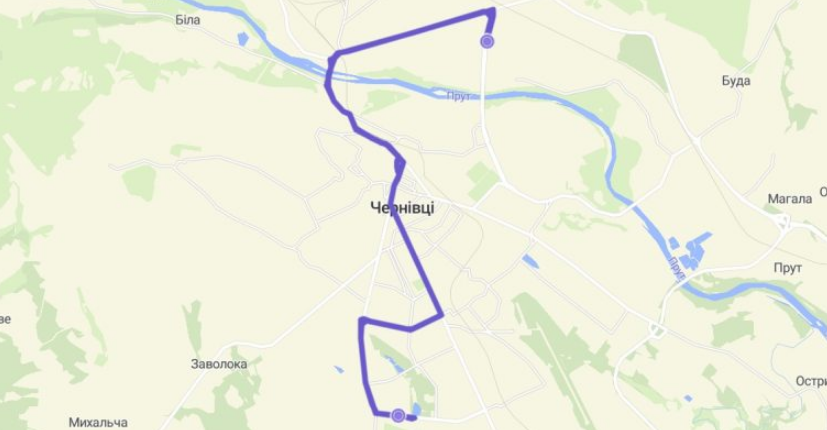 5 тролейбус Чернівці маршрут