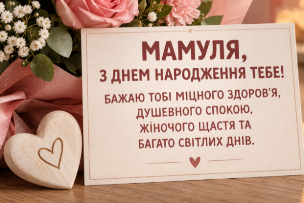 Мамуля з днем народження відкритка